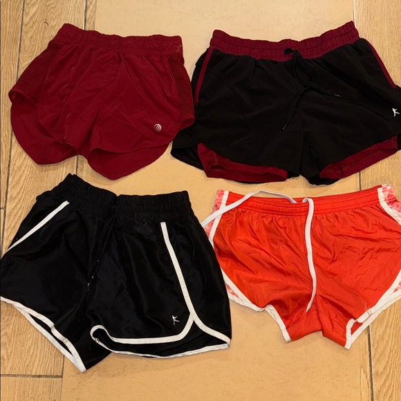 Danskin Now Pants - FOUR Pairs Athletic Work Out Running Shorts Women’s XS/S for Exercising